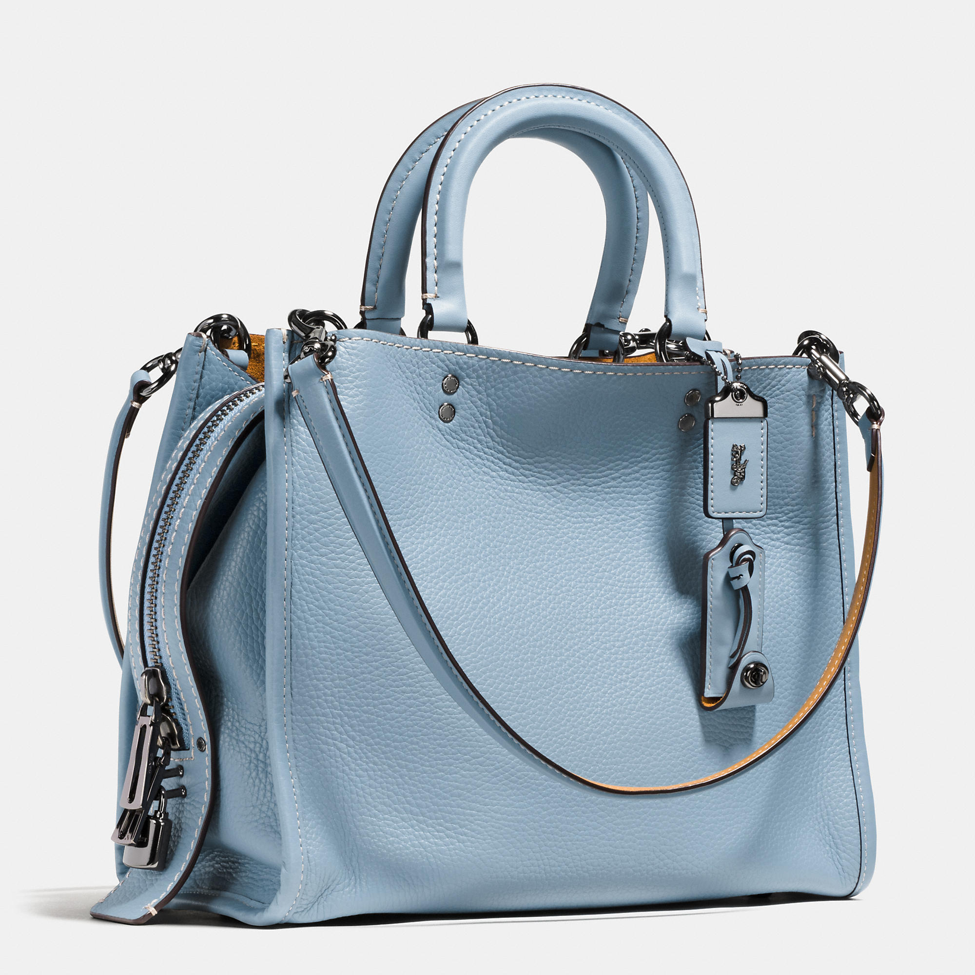 2016 New Fashion Coach Rogue Bag In Glovetanned Pebble Leather